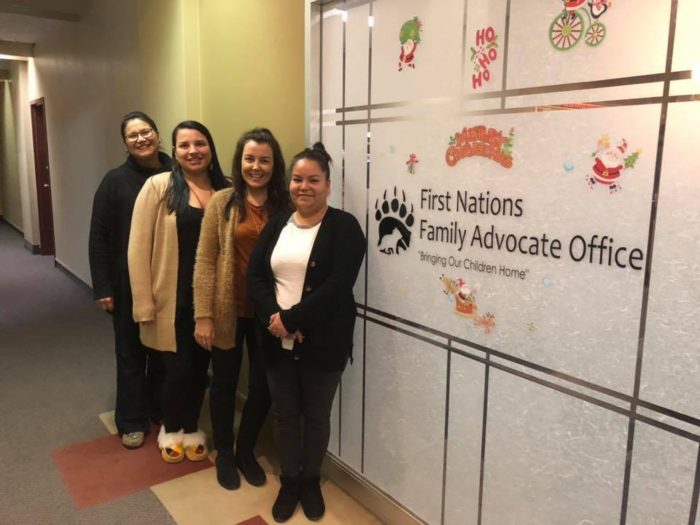 Four staff from the First Nations Family Advocate Office