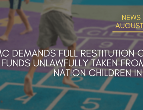 AMC Demands Full Restitution of CSA Funds Unlawfully Taken From First Nations Children in Care